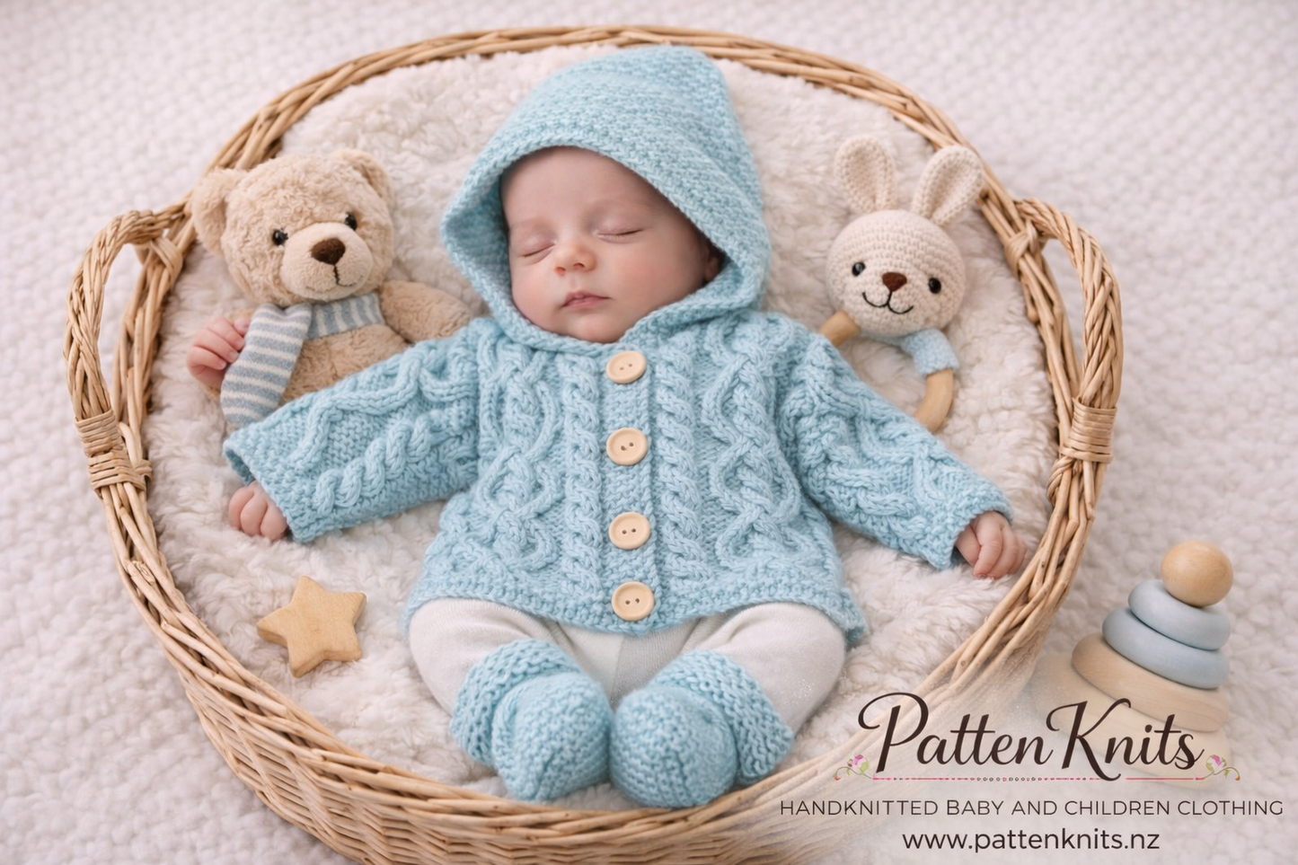 Aqua Hooded Jacket and Booties