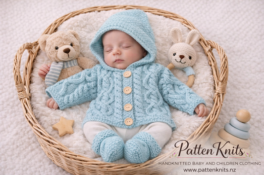 Aqua Hooded Jacket and Booties