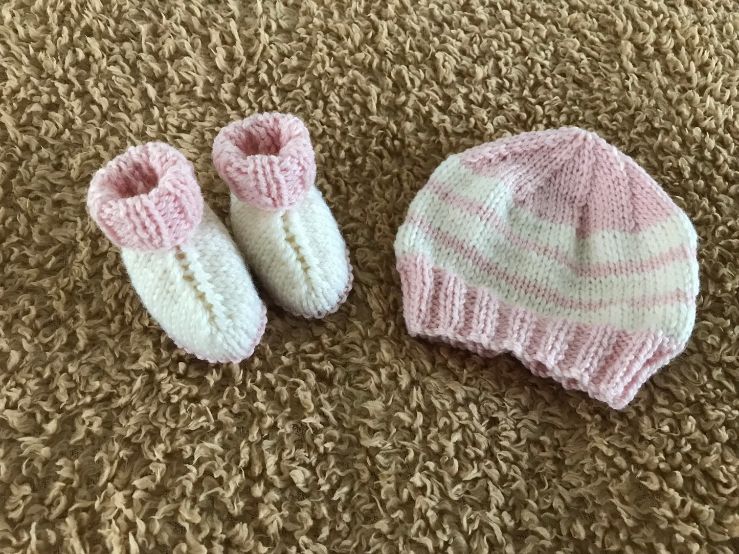 Cute little Ugg Boots and Matching Hat